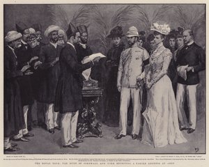 La tournée royale, le duc de Cornouailles et d